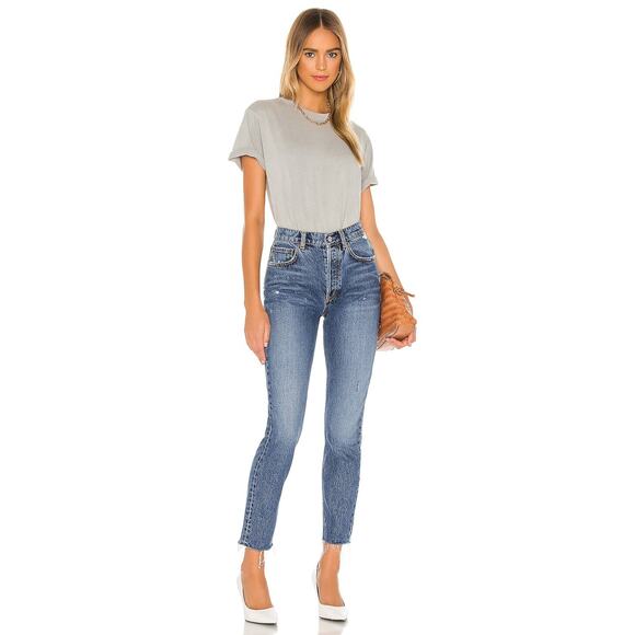 Boyish City Lights Billy High Rise Distressed Skinny Jeans - Picture 2 of 14